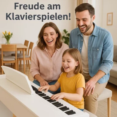 weißes Digitalpiano