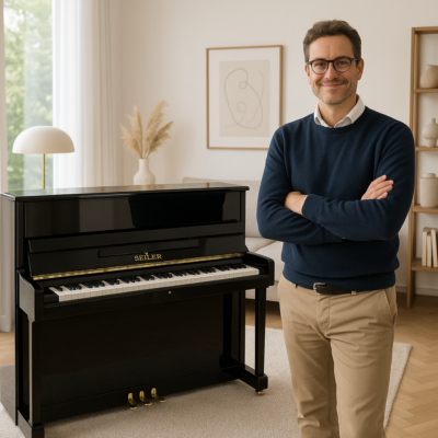 Seiler Klavier, schwarz